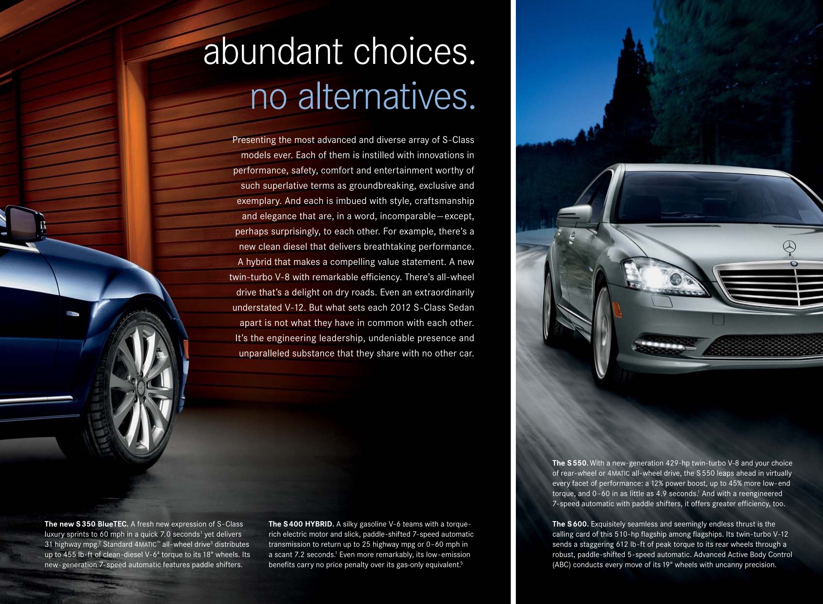 2012 Mercedes-Benz S-Class Brochure Page 3
